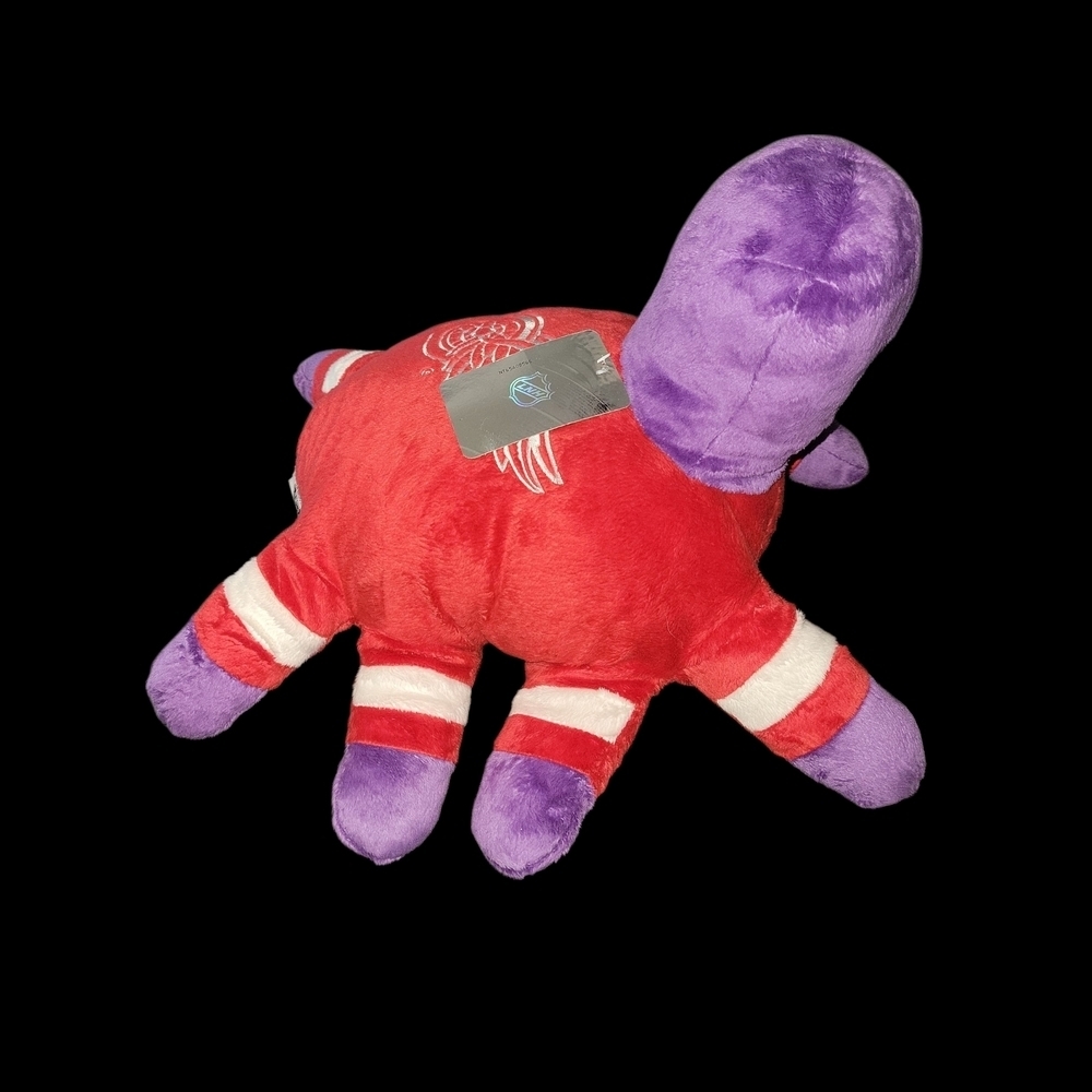 NHL Detroit Red Wings Pillow Pet - Purple And Red Plush - Picture 2 of 4